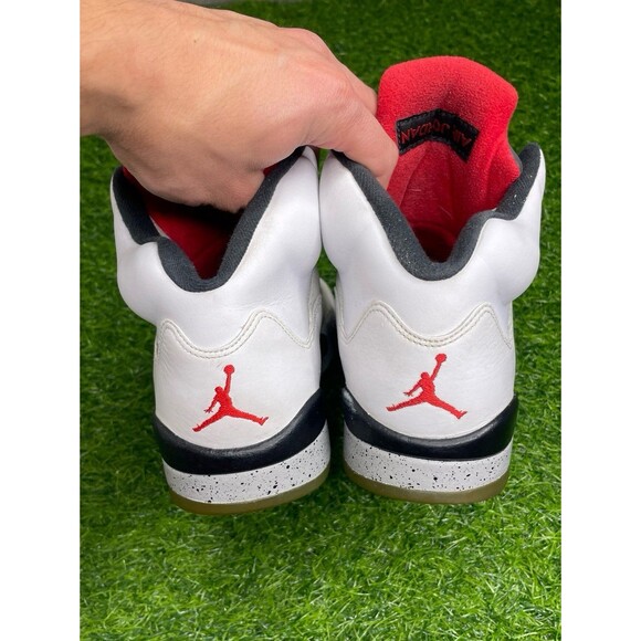 Air Jordan 5 Retro White Cement Size Men’s 9 - Picture 5 of 7